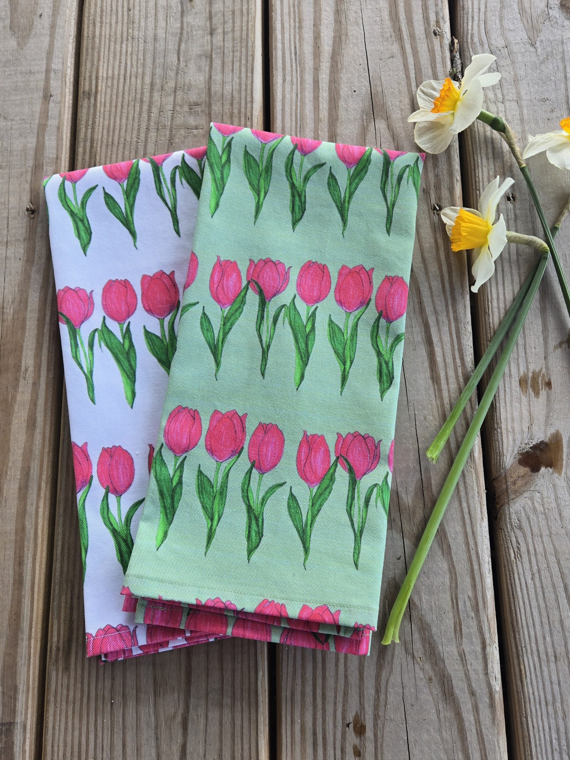 Tulip Tea Towel