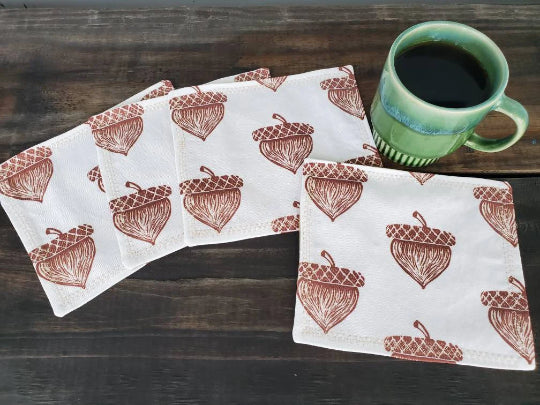 Acorn Cocktail Napkin Set