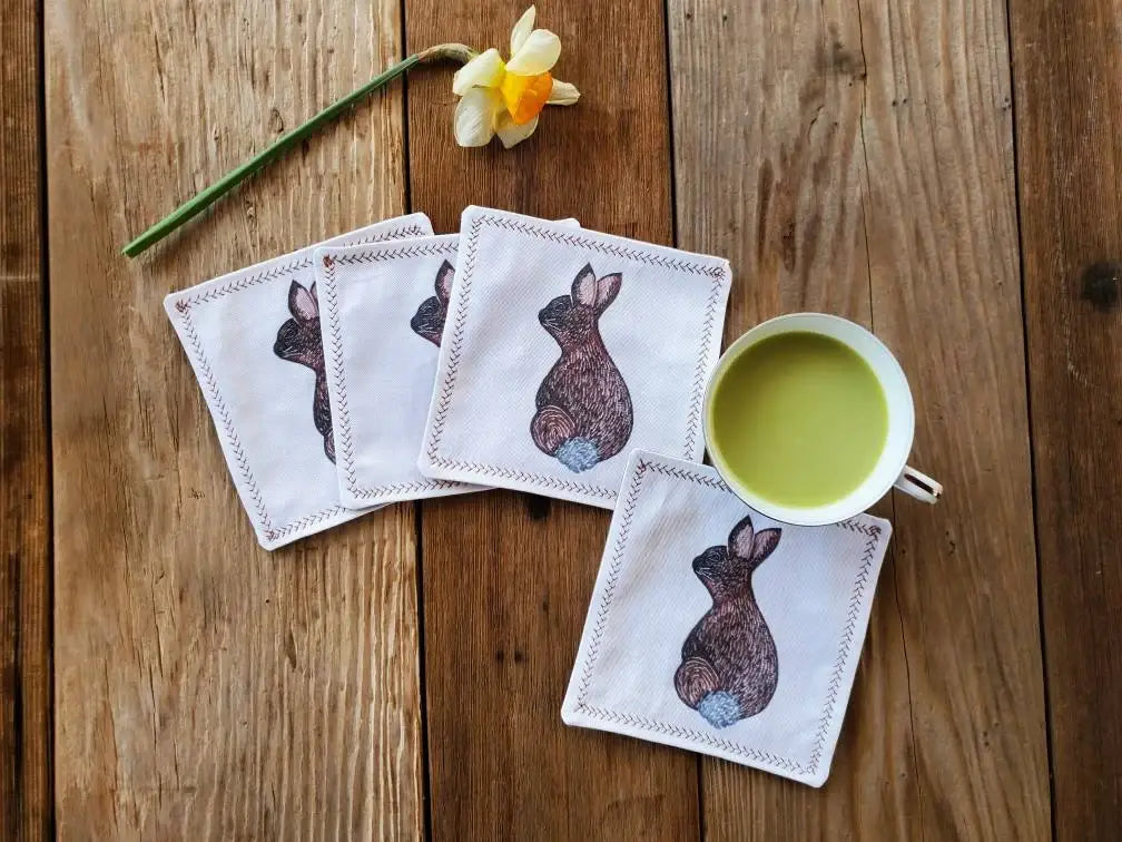 Bunny Rabbit Cocktail Napkin Set