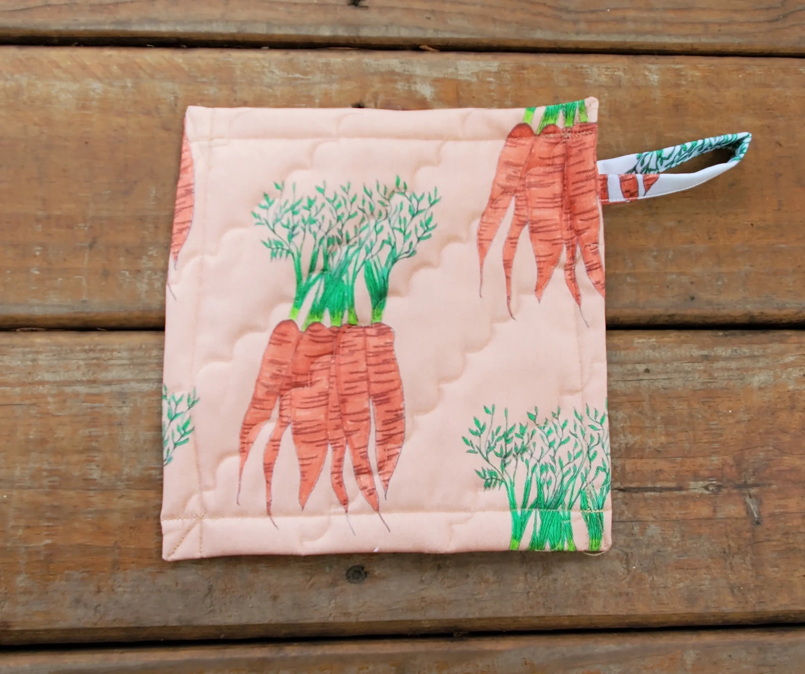 Carrot Pot Holder