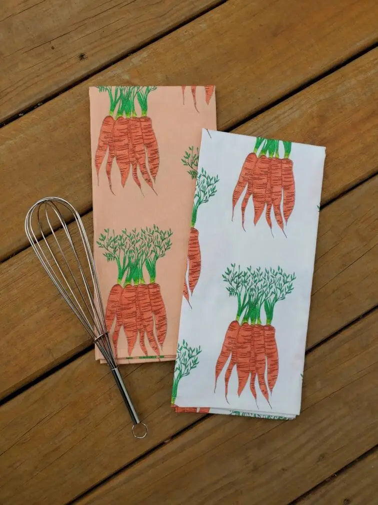 Carrot Tea Towel