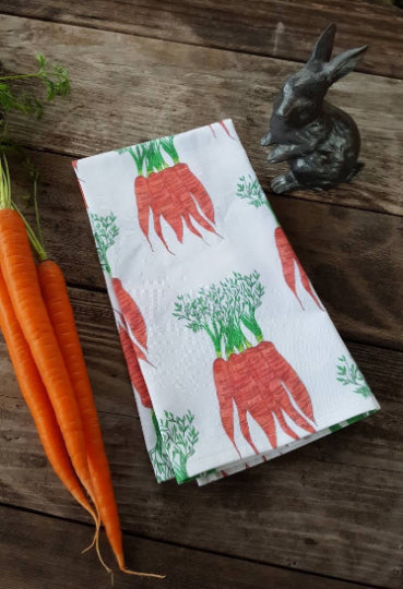 Carrot Tea Towel