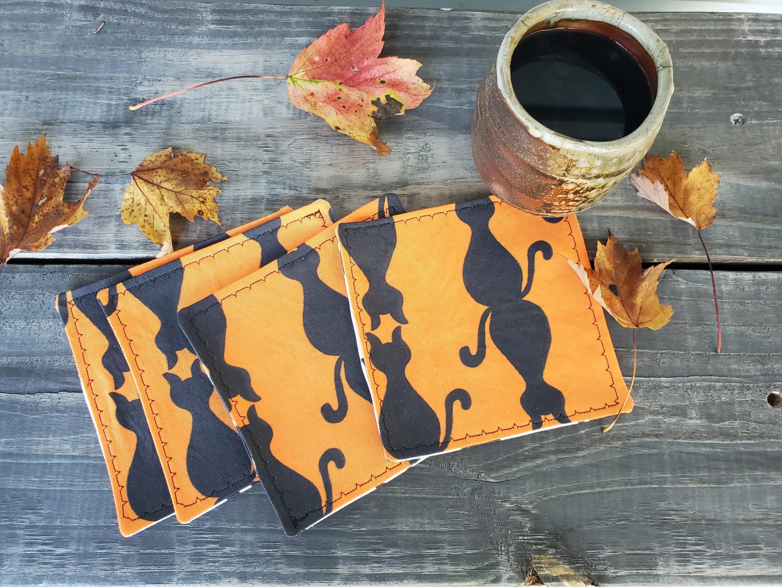 Cat Cocktail Napkin Set