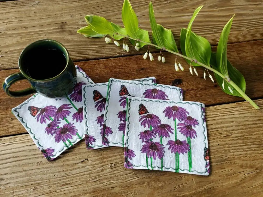 Coneflower Cocktail Napkin Set