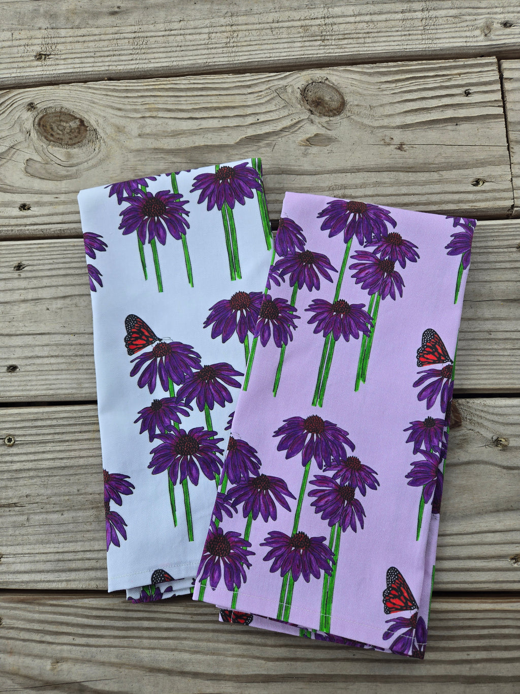 Coneflower Tea Towel