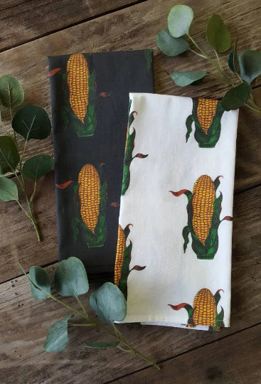 Corn Tea Towel