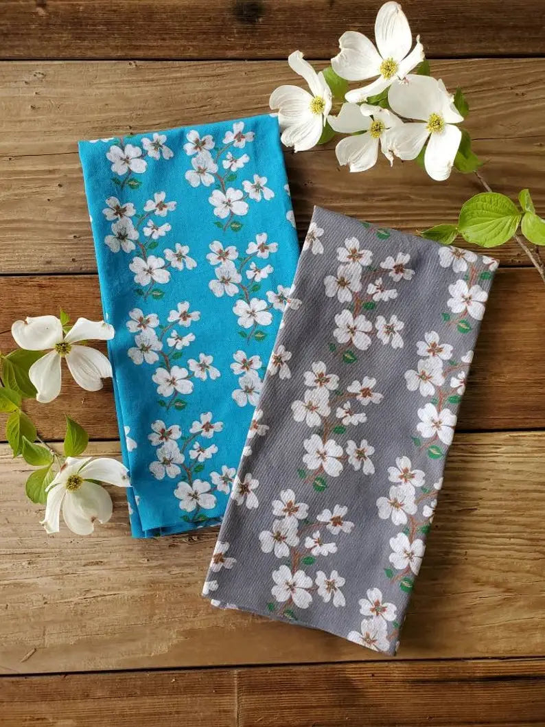Dogwood Tea Towel