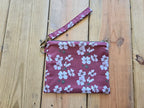 Dogwood Wristlet Zipper Pouch