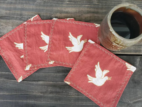 Dove Cocktail Napkin Set