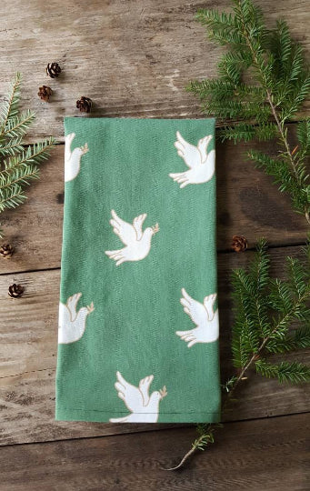 Dove Tea Towel