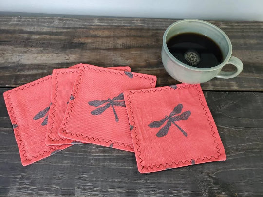 Dragonfly Cocktail Napkin Set