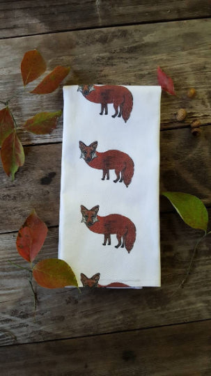 Fox Tea Towel