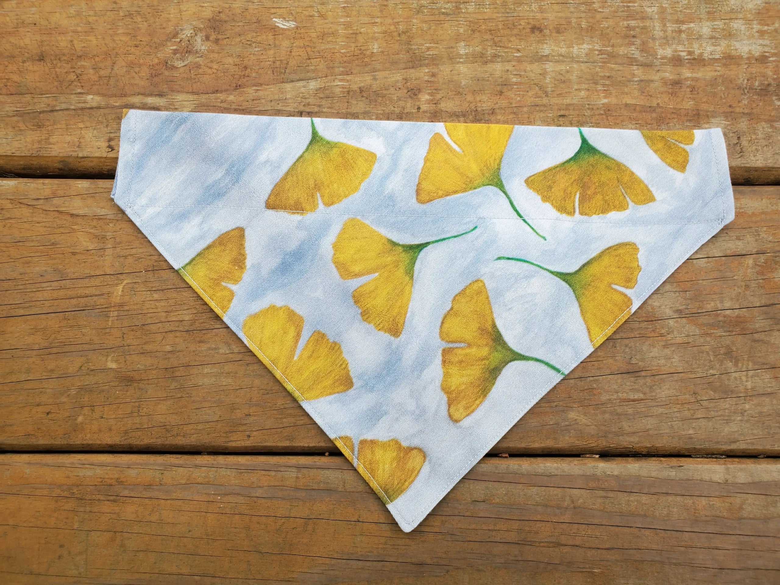 Ginkgo Leaf Dog Bandana