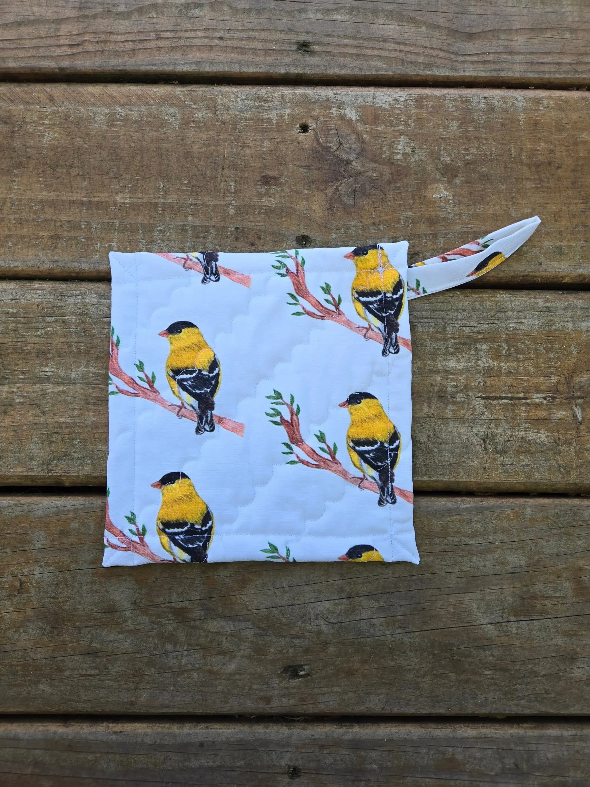 Goldfinch Pot Holder