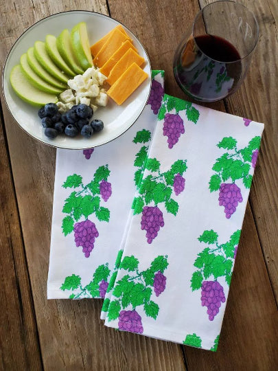 Grape Tea Towel