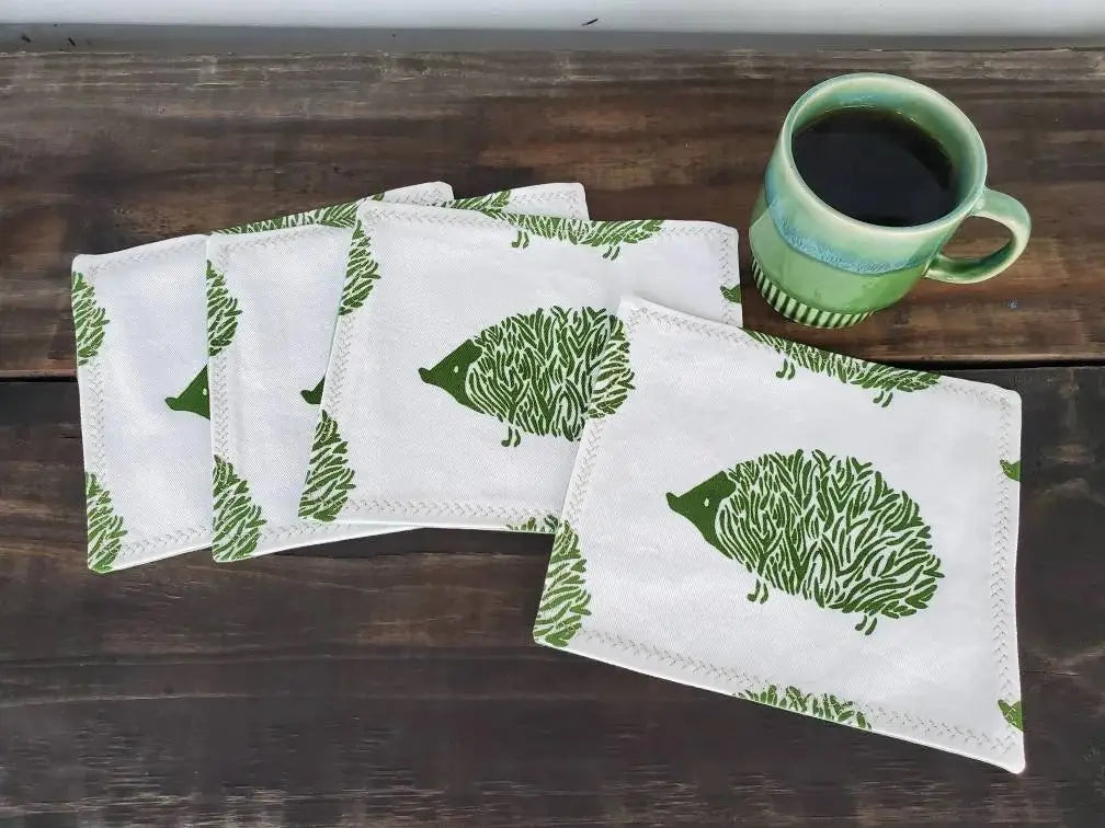 Hedgehog Cocktail Napkin Set