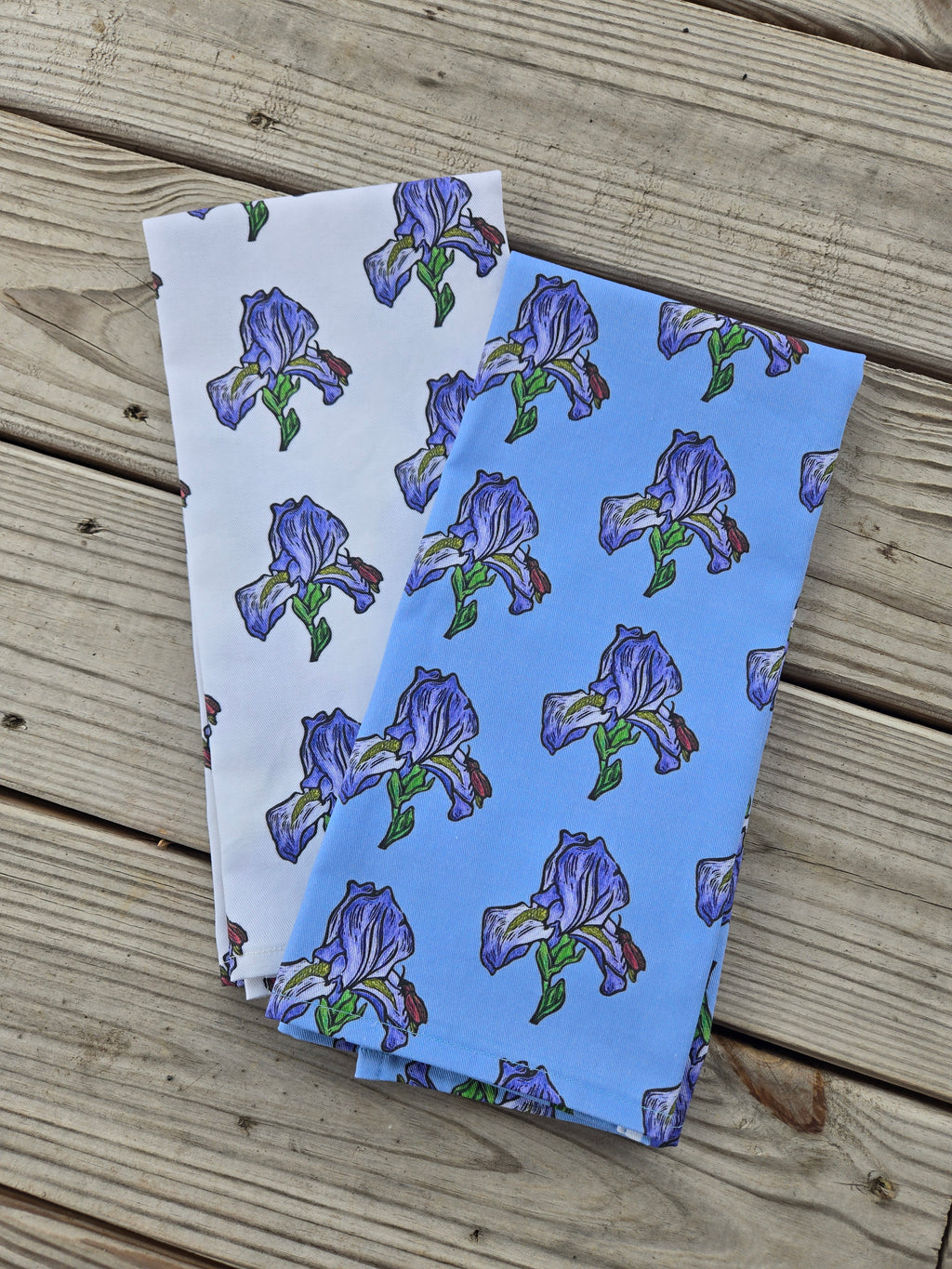 Iris Tea Towel