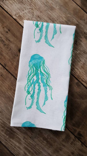 Jellyfish Tea Towel
