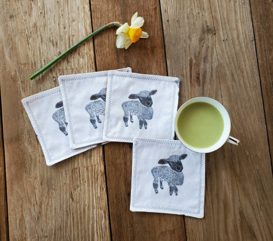 Lamb Cocktail Napkin Set