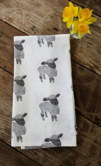 Lamb Tea Towel