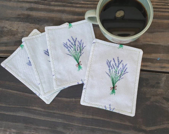 Lavender Cocktail Napkin Set