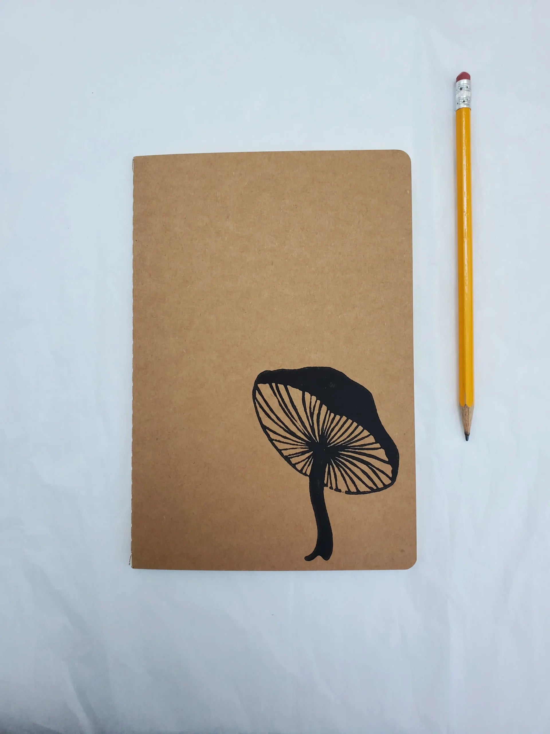 Mushroom Linocut Journal