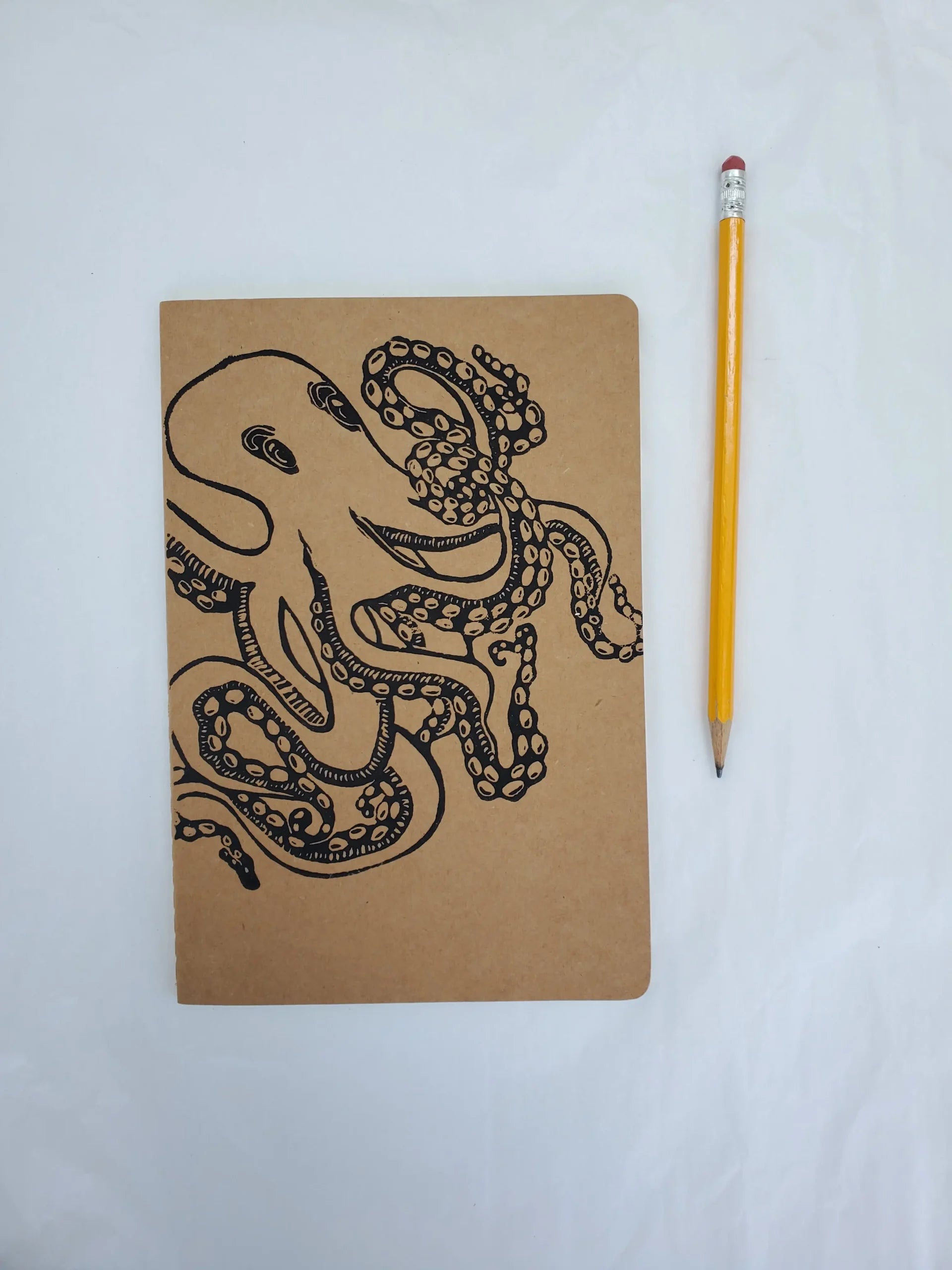 Octopus Linocut Journal