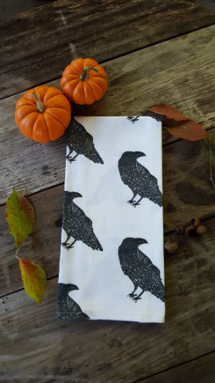 Raven Tea Towel