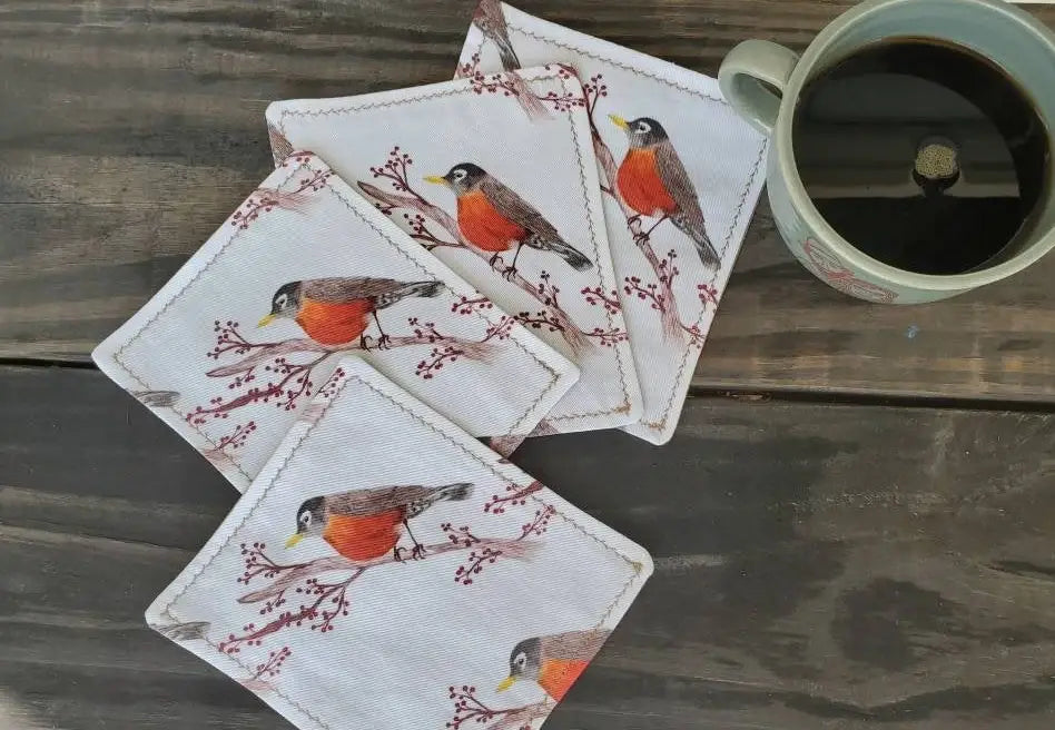 Robin Cocktail Napkin Set
