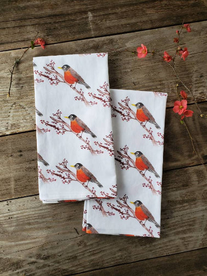 Robin Tea Towel