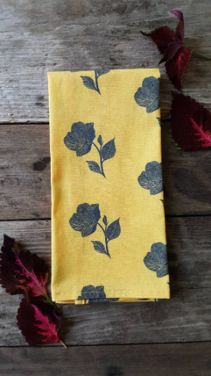 Rose Poppy Tea Towel
