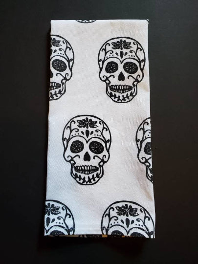 Skull Tea Towel