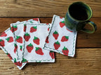 Strawberry Cocktail Napkin Set
