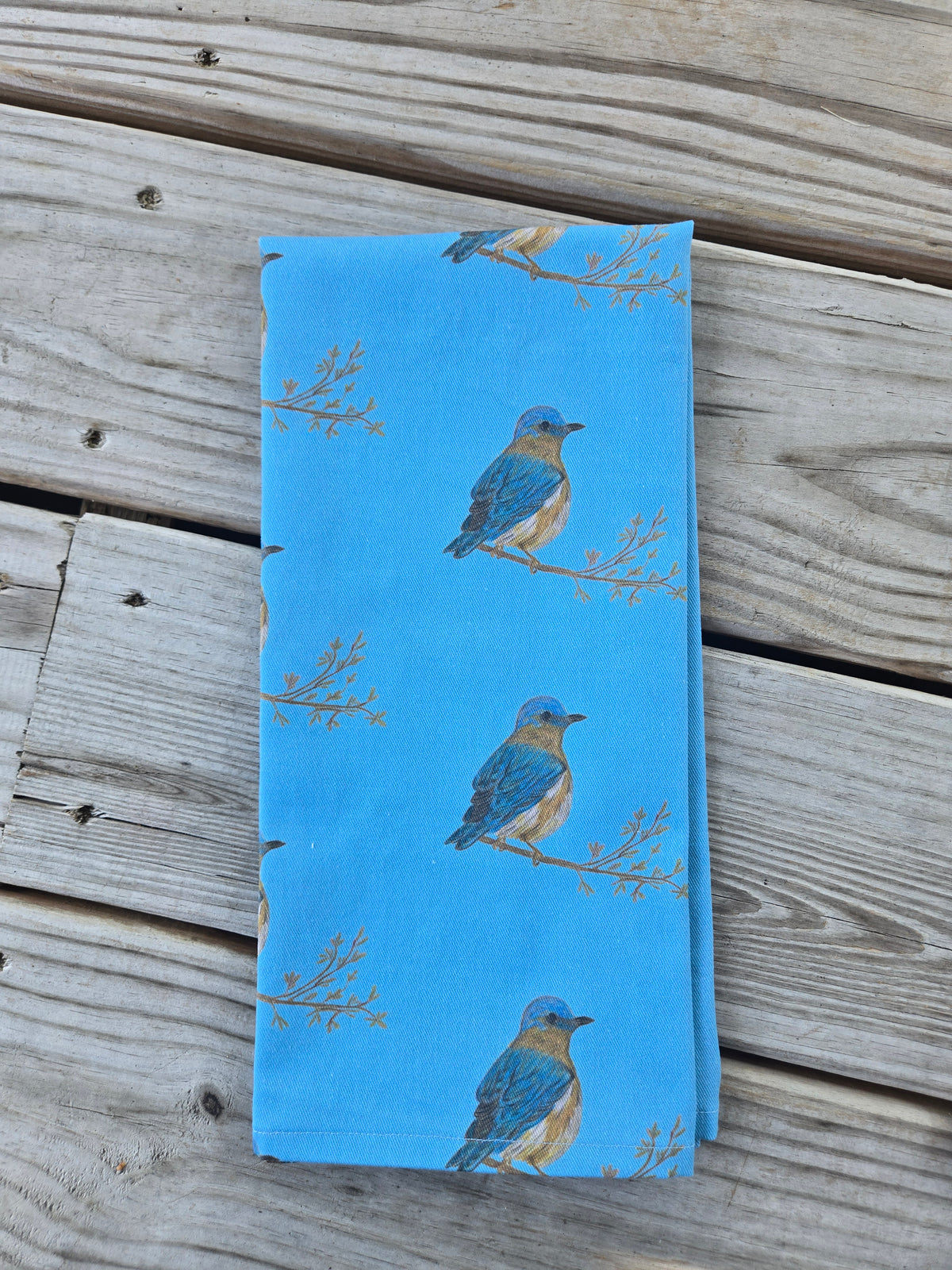 Bluebird Tea Towel