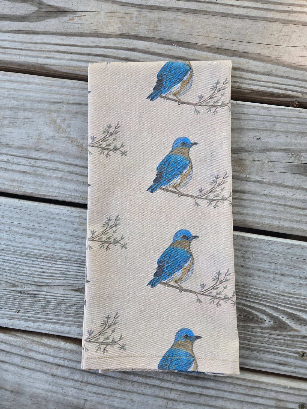 Bluebird Tea Towel