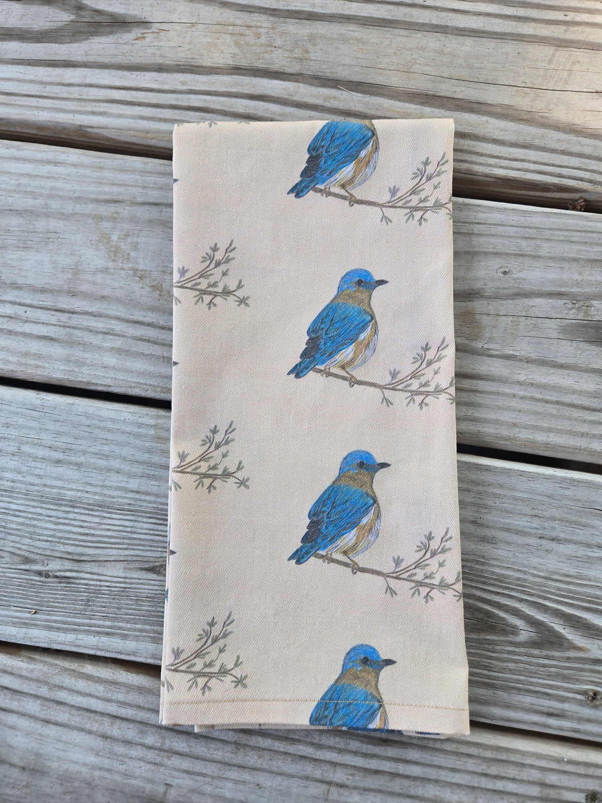 Bluebird Tea Towel