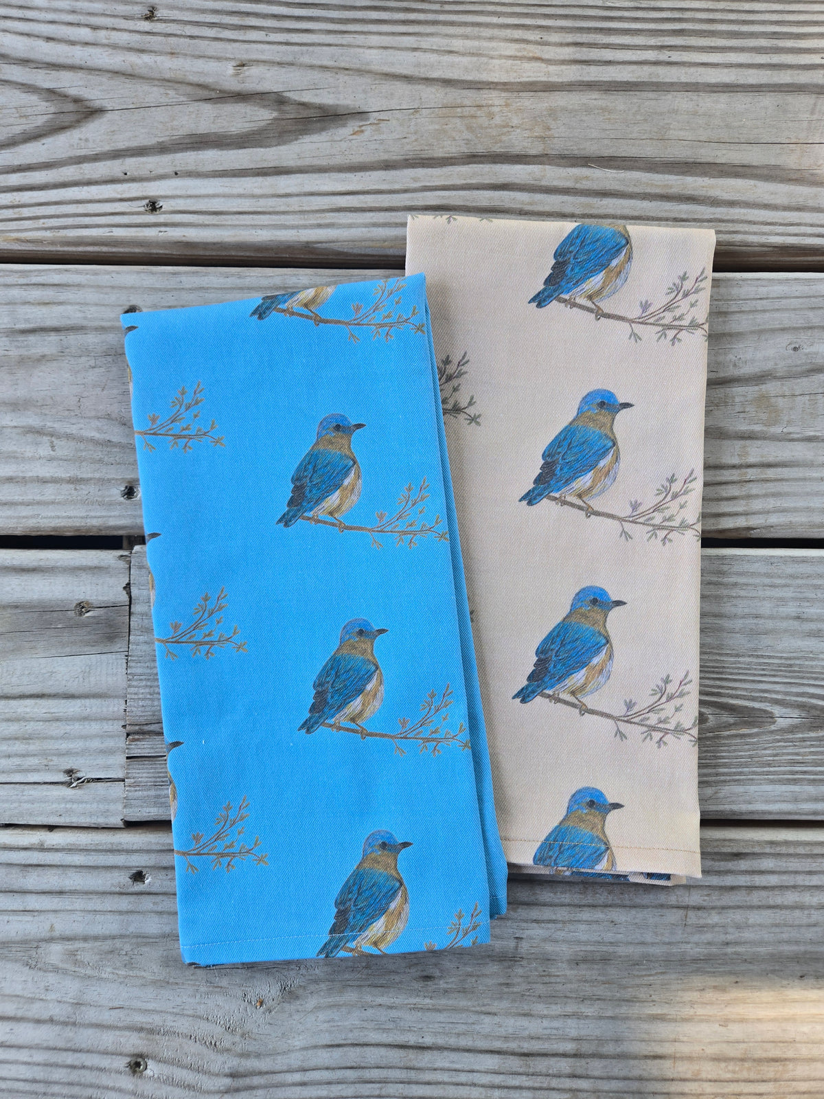 Bluebird Tea Towel