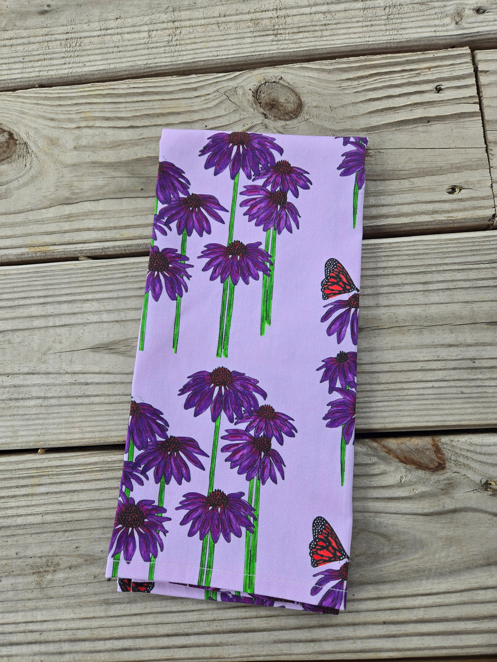 Coneflower Tea Towel