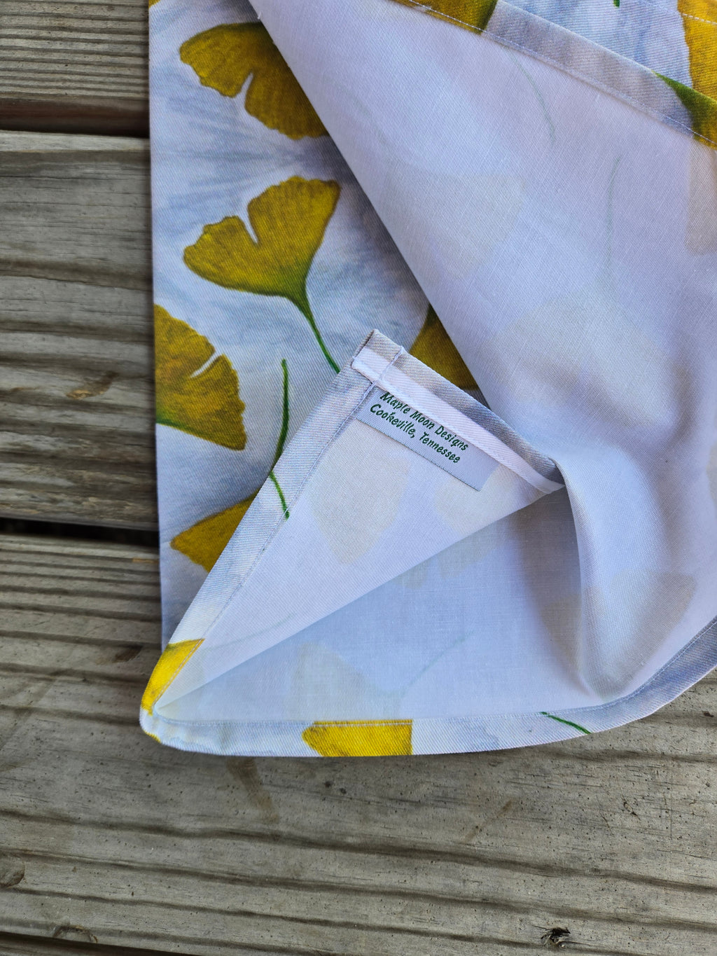 Ginkgo Leaves Tea Towel
