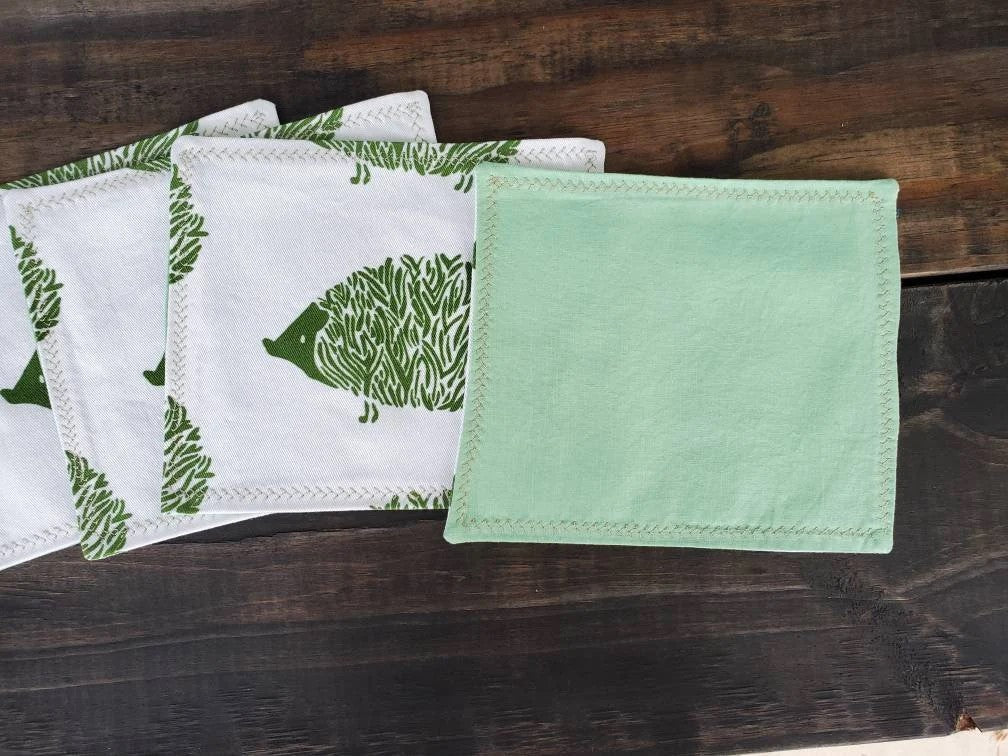 Hedgehog Cocktail Napkin Set
