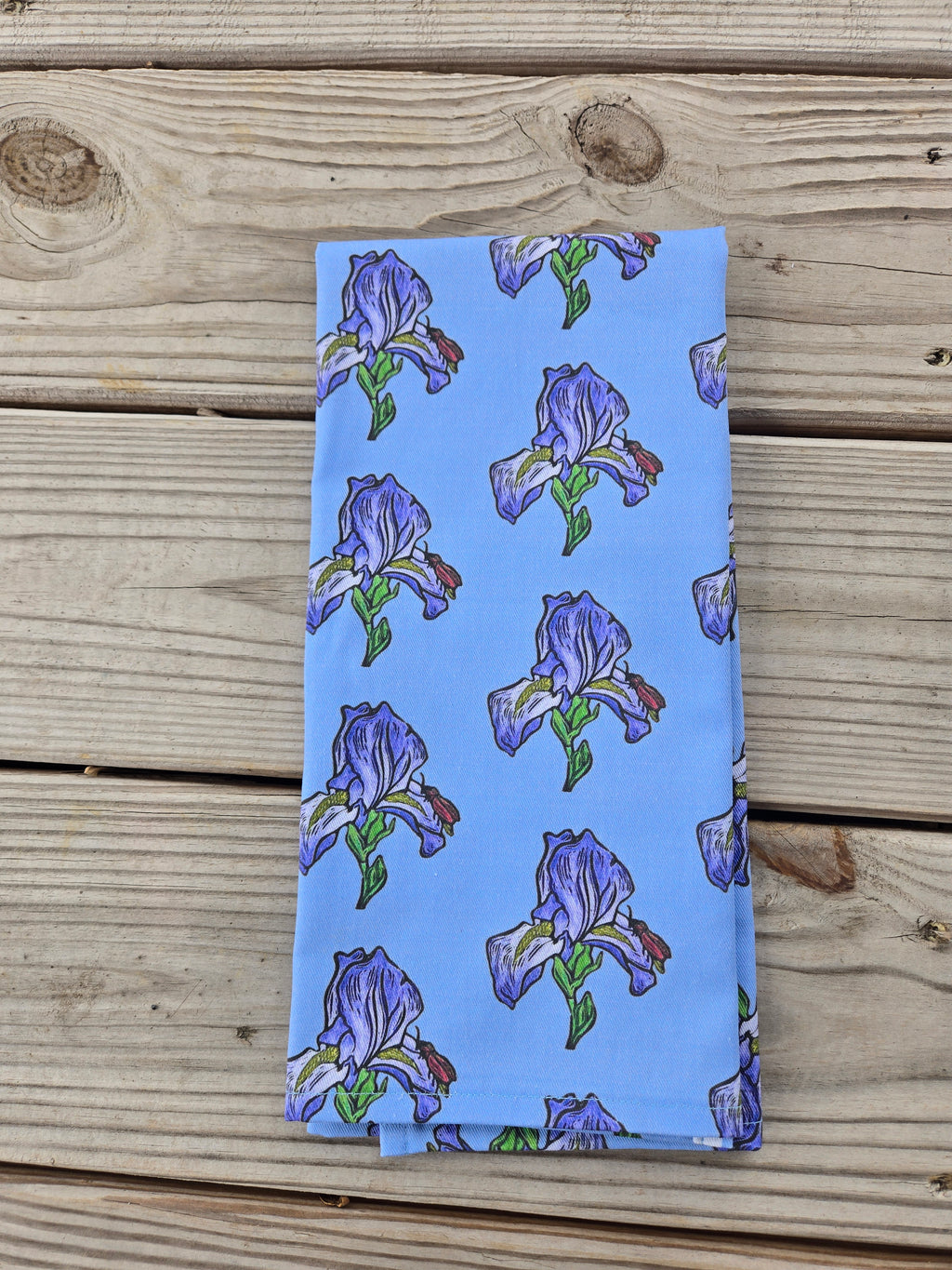 Iris Tea Towel