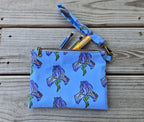 Iris Wristlet Zipper pouch